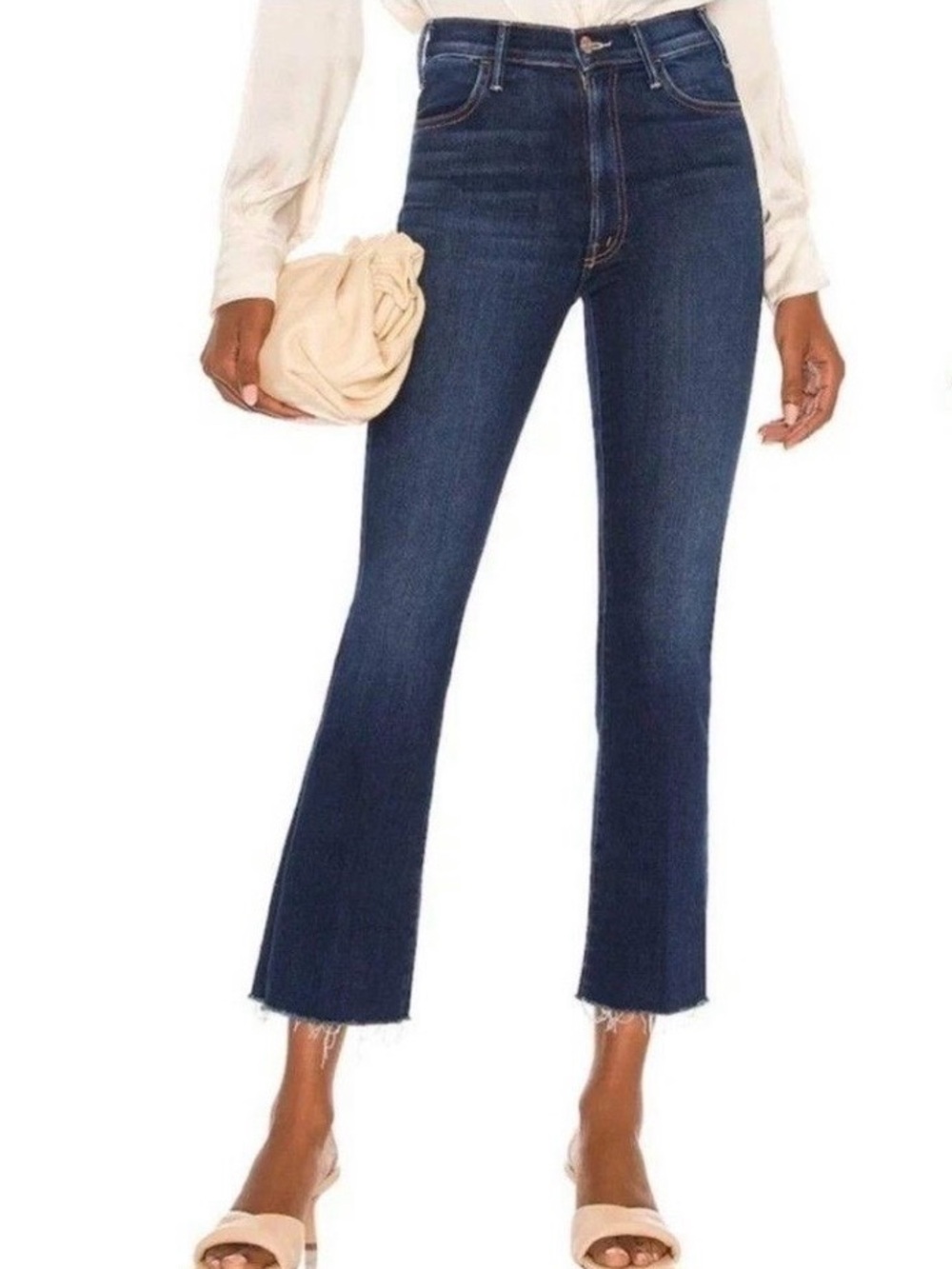 MOTHER The Hustler Ankle Fray jeans size 29